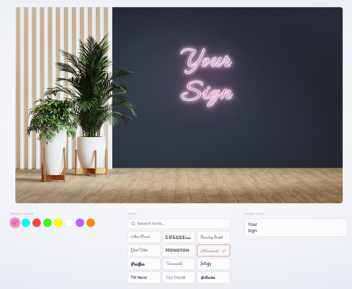 Product page — property control rendered in short description area