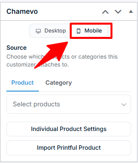 Chamevo meta box β desktop and mobile assignments